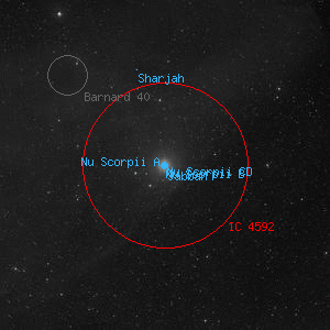 DSS image of IC 4592