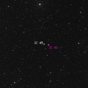 DSS image of IC 45