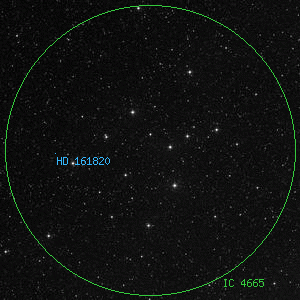 DSS image of IC 4665