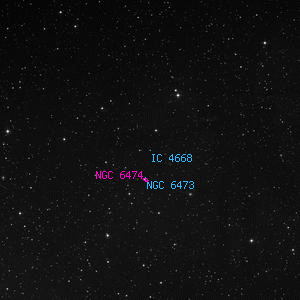 DSS image of IC 4668