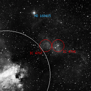 DSS image of IC 4707