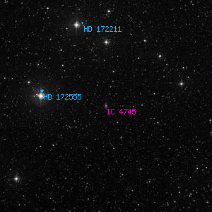 DSS image of IC 4745