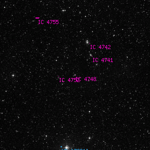 DSS image of IC 4748