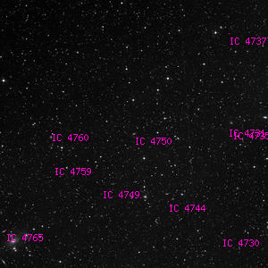 DSS image of IC 4750