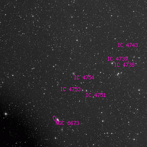 DSS image of IC 4754
