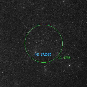 DSS image of IC 4756