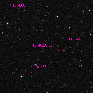 DSS image of IC 4828