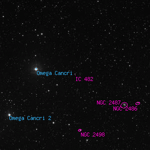 DSS image of IC 482