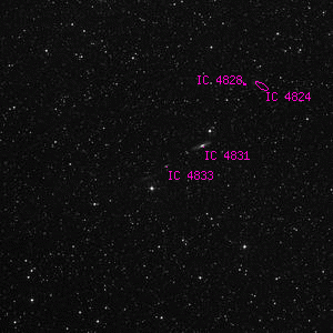 DSS image of IC 4833