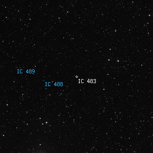 DSS image of IC 483