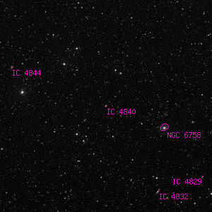 DSS image of IC 4840