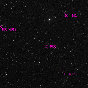 DSS image of IC 4883
