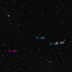 DSS image of IC 489