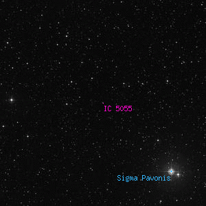 DSS image of IC 5055