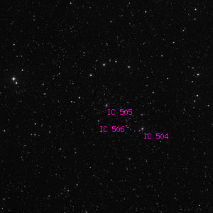 DSS image of IC 505