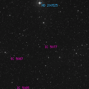 DSS image of IC 5077