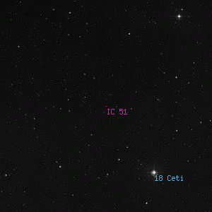 DSS image of IC 51