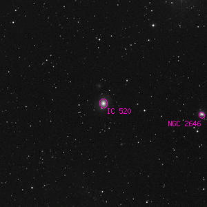 DSS image of IC 520