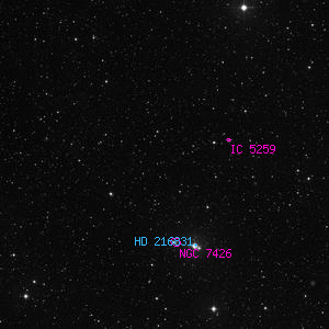 DSS image of IC 5268