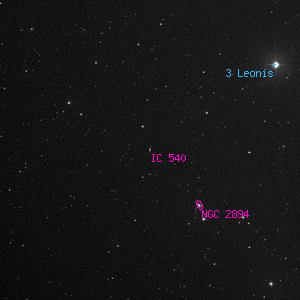 DSS image of IC 540
