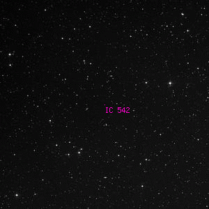 DSS image of IC 542