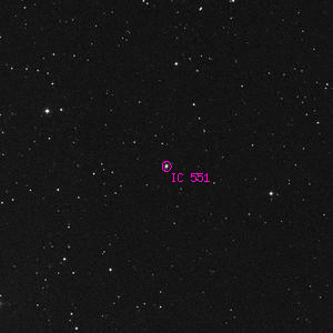 DSS image of IC 551