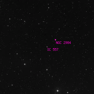 DSS image of IC 557