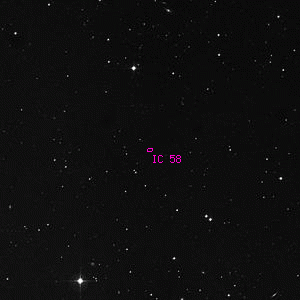 DSS image of IC 58