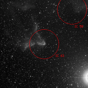 DSS image of IC 63