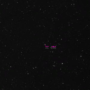 DSS image of IC 658