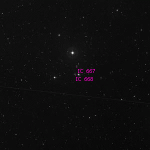 DSS image of IC 668