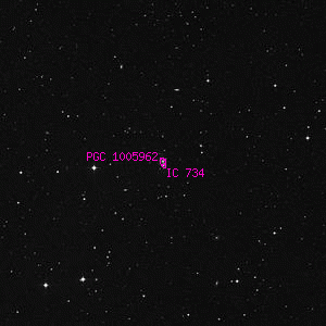DSS image of IC 734