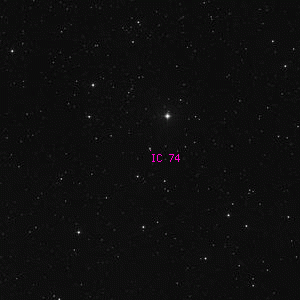 DSS image of IC 74