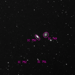 DSS image of IC 750