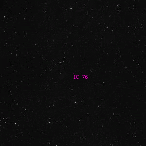 DSS image of IC 76