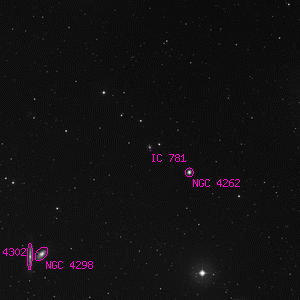 DSS image of IC 781