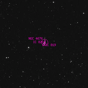 DSS image of IC 820
