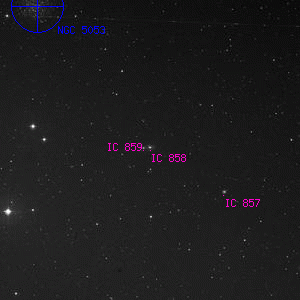 DSS image of IC 858
