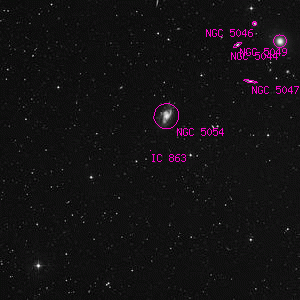 DSS image of IC 863