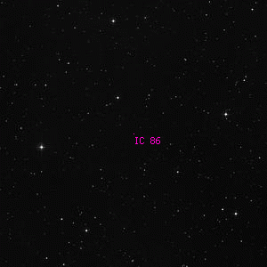 DSS image of IC 86