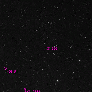 DSS image of IC 886