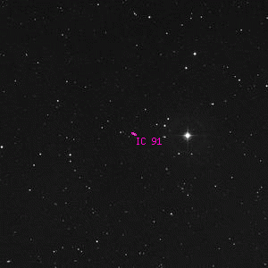 DSS image of IC 91