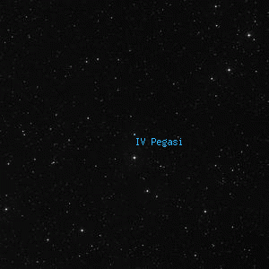 DSS image of IV Pegasi