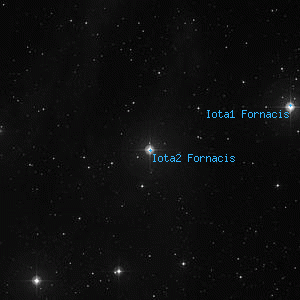 DSS image of Iota2 Fornacis