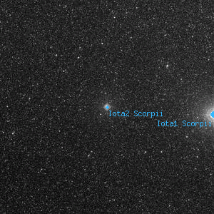 DSS image of Iota2 Scorpii
