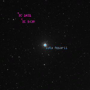 DSS image of Iota Aquarii