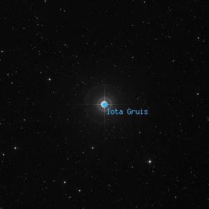 DSS image of Iota Gruis