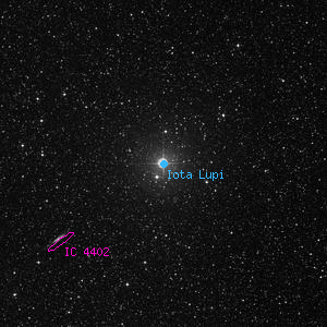 DSS image of Iota Lupi