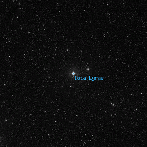 DSS image of Iota Lyrae