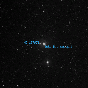 DSS image of Iota Microscopii